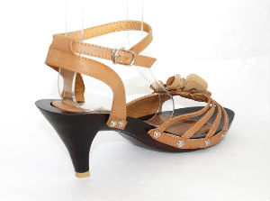 Sandales talon bois CA