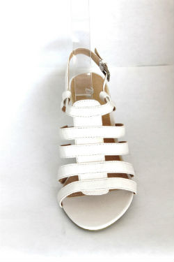 Sandales petit talon bois BL